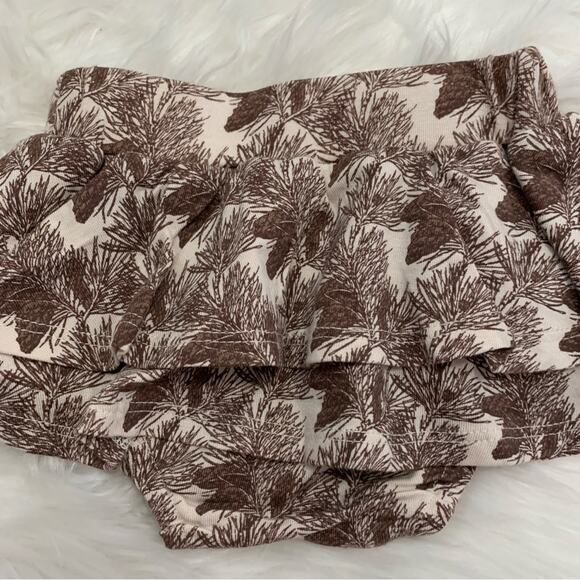 Kate Quinn NWT modal pinecone print skort 3-6 month - Picture 5 of 6